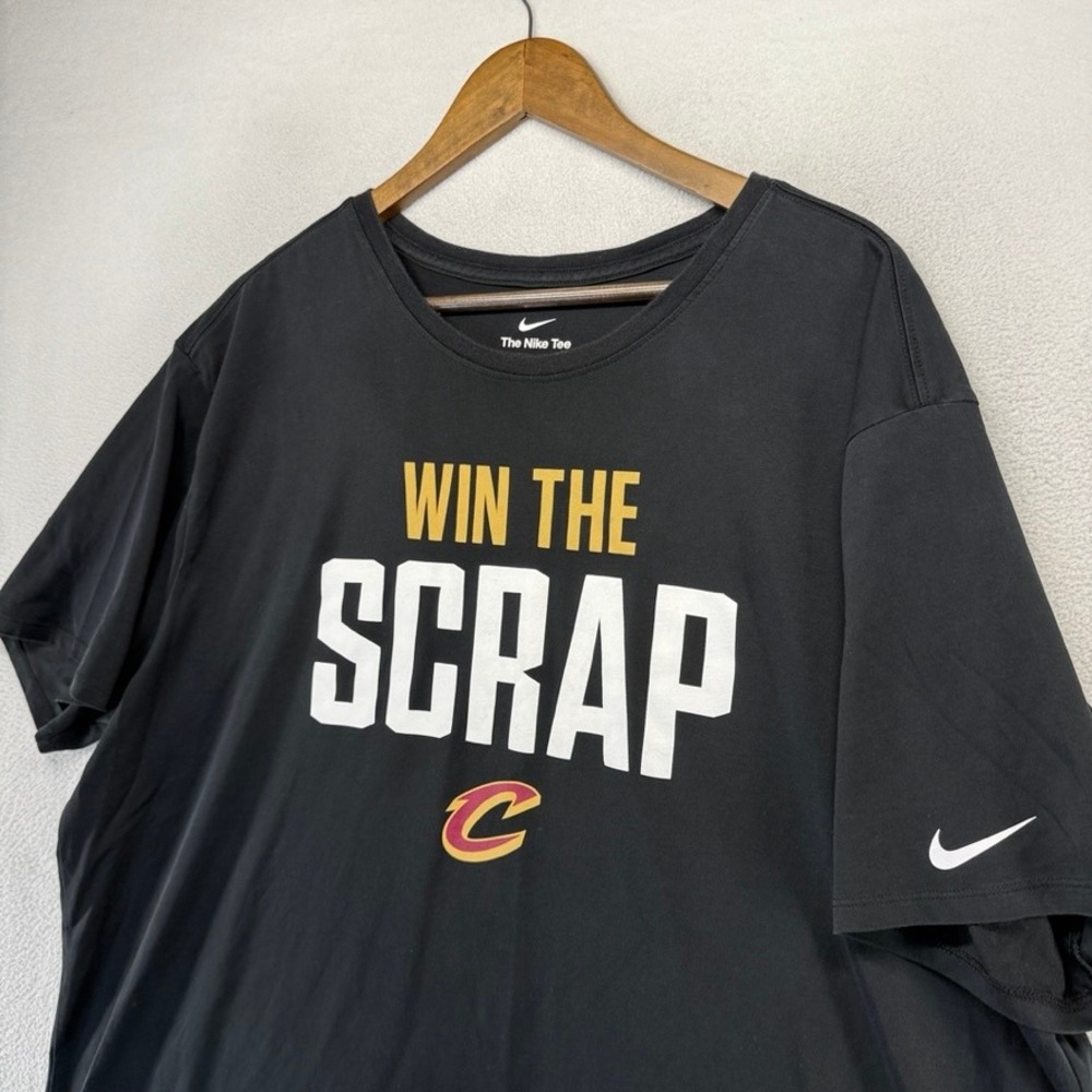 Cleveland Cavaliers Shirt mens 3XL Black Nike Dri Fit Team Player Issue NBA Cavs